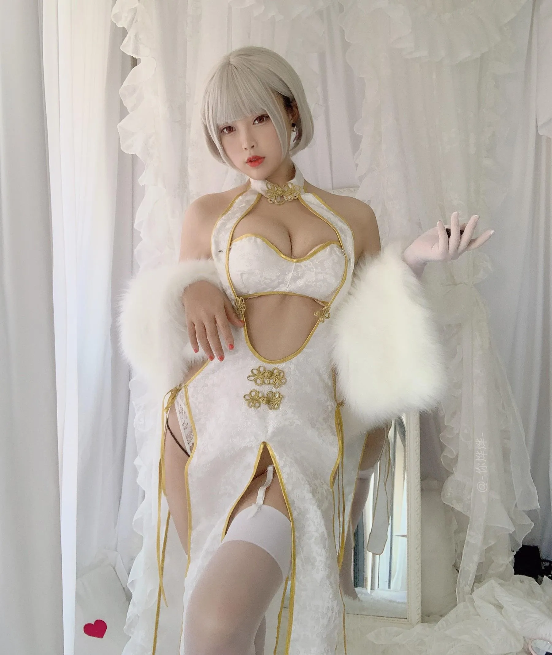 白烨 – NO.12 白旗袍 [41P]插图1